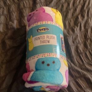Peeps, Printed Plush Throw,